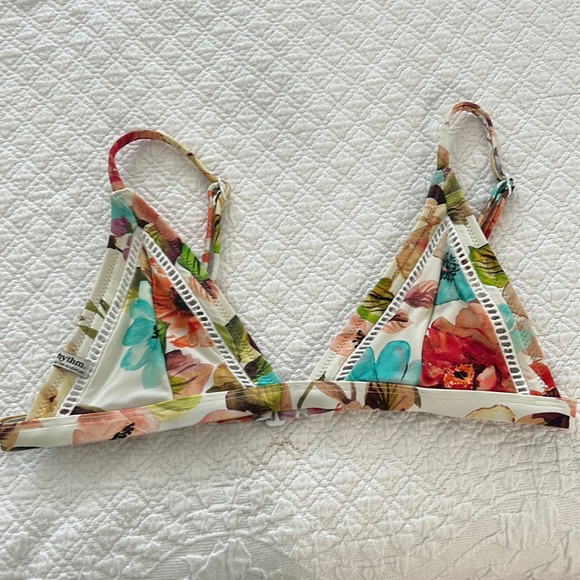 Rhythm. Other - Rhythm. Triangle Bikini Top Floral with Crochet insert.